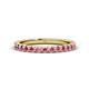 1 - Lara 2.70 mm Pink Tourmaline Eternity Band 