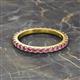 2 - Lara 2.70 mm Pink Tourmaline Eternity Band 