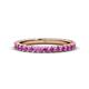 1 - Lara 2.70 mm Amethyst Eternity Band 