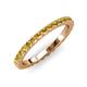 3 - Lara 2.70 mm Citrine Eternity Band 