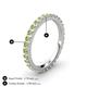 4 - Lara 2.70 mm Peridot Eternity Band 