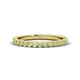 1 - Lara 2.70 mm Peridot Eternity Band 