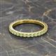 2 - Lara 2.70 mm Peridot Eternity Band 