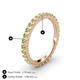 4 - Lara 2.70 mm Peridot Eternity Band 