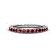 1 - Lara 2.70 mm Red Garnet Eternity Band 