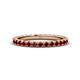 1 - Lara 2.70 mm Red Garnet Eternity Band 