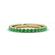 1 - Lara 2.70 mm Emerald Eternity Band 
