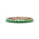 1 - Lara 2.70 mm Emerald Eternity Band 