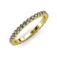 3 - Lara 2.70 mm Lab Created Alexandrite Eternity Band 