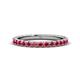 1 - Lara 2.70 mm Ruby Eternity Band 
