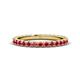 1 - Lara 2.70 mm Ruby Eternity Band 