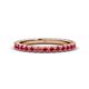 1 - Lara 2.70 mm Ruby Eternity Band 