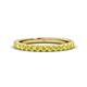 1 - Lara 2.70 mm Yellow Sapphire Eternity Band 