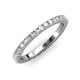 3 - Lara 2.70 mm White Sapphire Eternity Band 