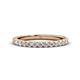 1 - Lara 2.70 mm White Sapphire Eternity Band 