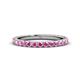 1 - Lara 2.70 mm Pink Sapphire Eternity Band 