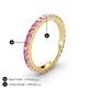 4 - Lara 2.70 mm Pink Sapphire Eternity Band 