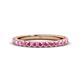 1 - Lara 2.70 mm Pink Sapphire Eternity Band 