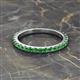 2 - Lara 2.70 mm Green Garnet Eternity Band 