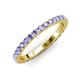3 - Lara 2.70 mm Tanzanite Eternity Band 