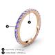 4 - Lara 2.70 mm Tanzanite Eternity Band 