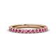 1 - Lara 2.70 mm Pink Tourmaline Eternity Band 