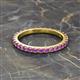 2 - Lara 2.70 mm Amethyst Eternity Band 