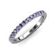 3 - Lara 2.70 mm Iolite Eternity Band 