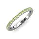 3 - Lara 2.70 mm Peridot Eternity Band 
