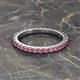 2 - Lara 2.70 mm Rhodolite Garnet Eternity Band 
