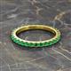 2 - Lara 2.70 mm Emerald Eternity Band 
