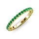 3 - Lara 2.70 mm Emerald Eternity Band 