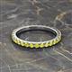 2 - Lara 2.70 mm Yellow Diamond Eternity Band 