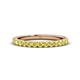 1 - Lara 2.70 mm Yellow Diamond Eternity Band 
