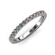 3 - Lara 2.70 mm Lab Created Alexandrite Eternity Band 