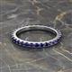 2 - Lara 2.70 mm Blue Sapphire Eternity Band 