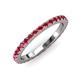 3 - Lara 2.70 mm Ruby Eternity Band 