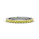 1 - Lara 2.70 mm Yellow Sapphire Eternity Band 