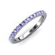3 - Lara 2.70 mm Tanzanite Eternity Band 