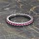 2 - Lara 2.70 mm Pink Tourmaline Eternity Band 