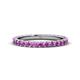 1 - Lara 2.70 mm Amethyst Eternity Band 