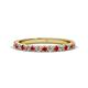 1 - Lara 2.40 mm Ruby and Diamond Eternity Band 