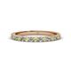 1 - Lara 2.40 mm Peridot and Diamond Eternity Band 
