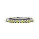 1 - Lara 2.70 mm Yellow Sapphire and Diamond Eternity Band 