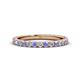 1 - Lara 2.70 mm Tanzanite and Diamond Eternity Band 