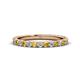 1 - Lara 2.70 mm Citrine and Diamond Eternity Band 
