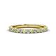1 - Lara 2.70 mm Peridot and Diamond Eternity Band 