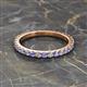 2 - Lara 2.70 mm Tanzanite and Diamond Eternity Band 