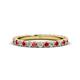 1 - Lara 2.70 mm Ruby and Diamond Eternity Band 