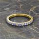 2 - Lara 2.70 mm Tanzanite and Diamond Eternity Band 